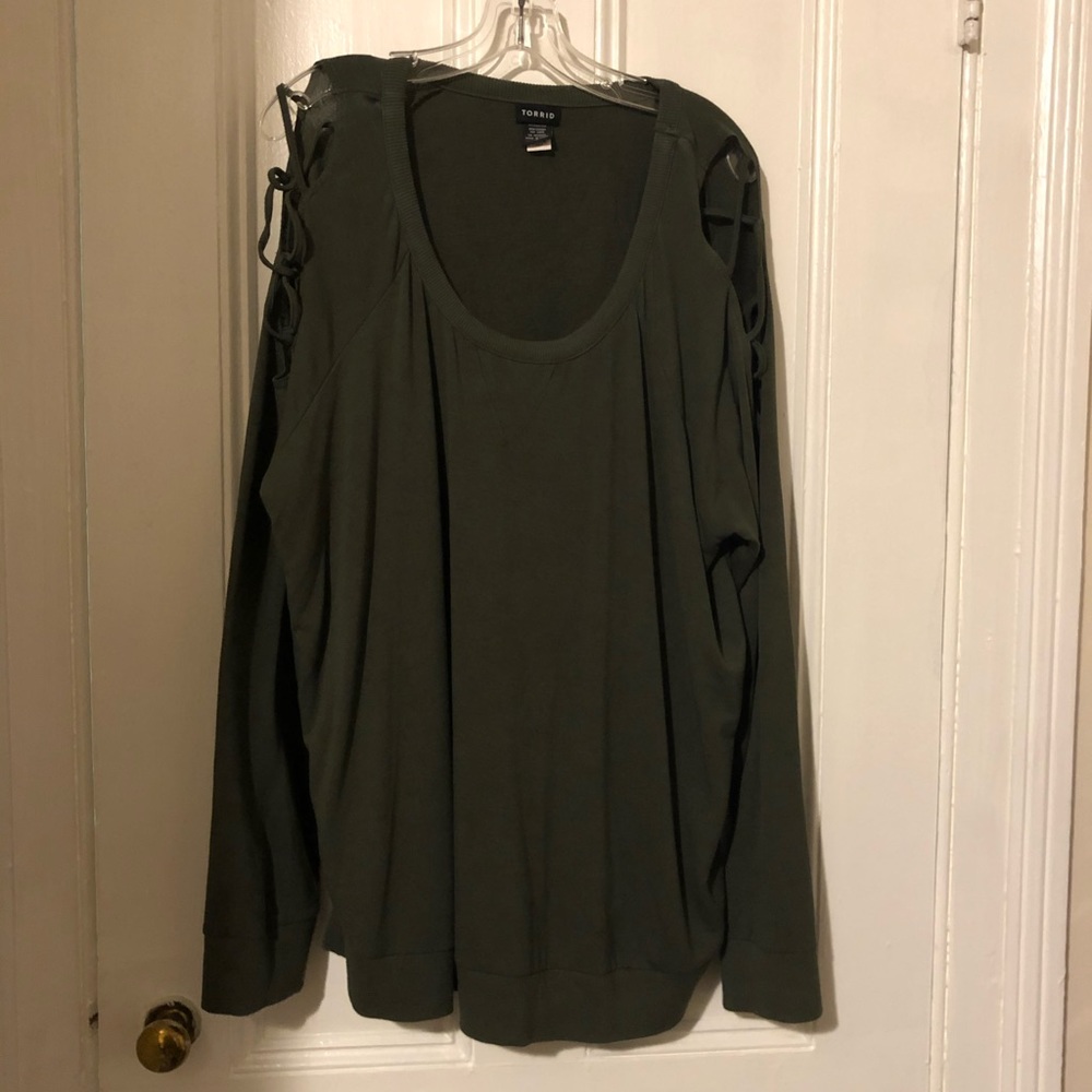 Green sweater